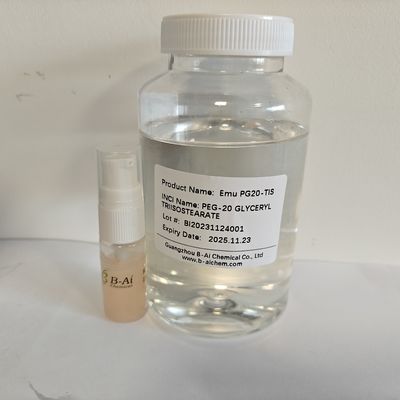 PEG-20 Gliceril triisostearato 86846 21 1 Giallo pallido Rimozione del trucco Emulsionante Buono detergente per olio