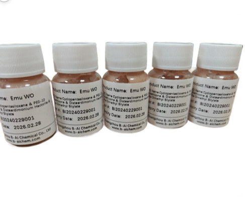 Cyclopentasiloxane &amp; PEG-10 Dimethicone &amp; Disteardimonium Hectorite &amp; Silica Dimethyl Silylate per cosmetici colorati